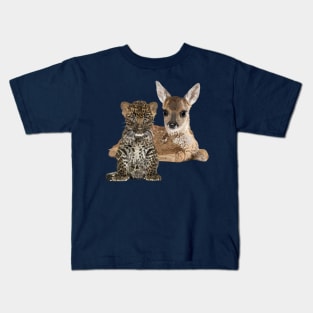 Leopard and deer Kids T-Shirt